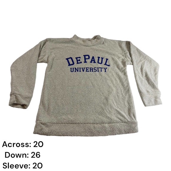 DePaul University College Woolly Threads Made USA Vintage VTG Mens Sweater - Picture 1 of 7